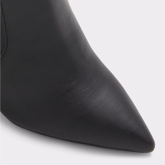 ALDO Dot Ankle boot w/ Clear Wedge Heel Size 9 - Picture 5 of 13